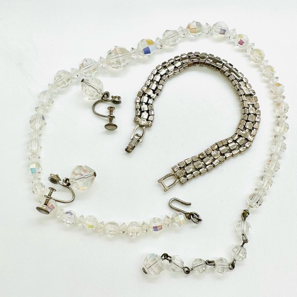 Vintage Deco Crystal Rhinestone Bracelet Lot - Picture 4 of 11